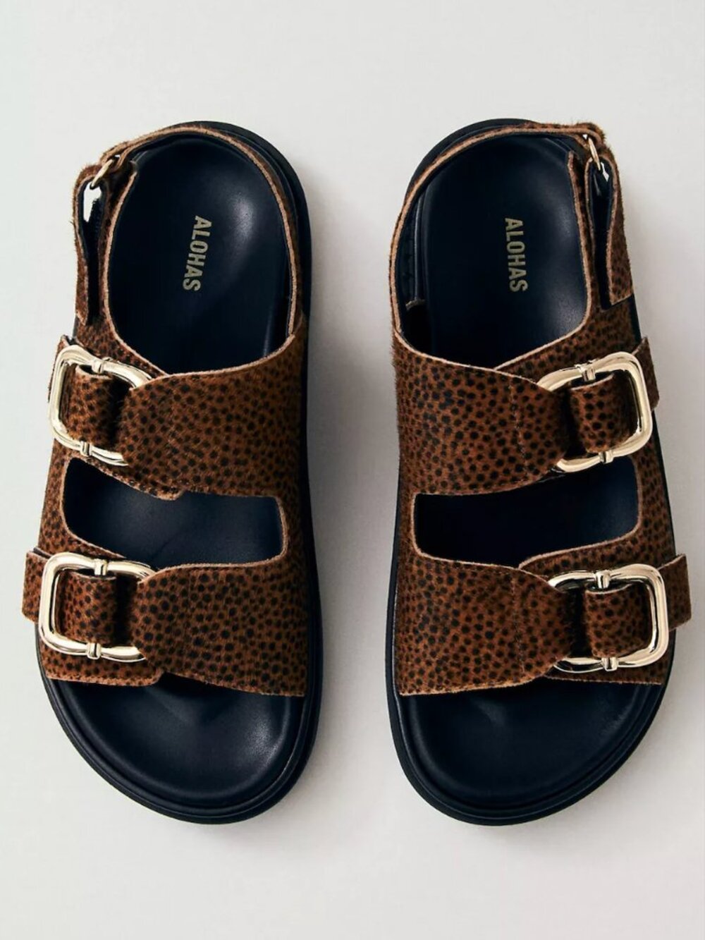ALOHAS Harper Leather Slingback Buckled Sandal - Picture 2 of 7